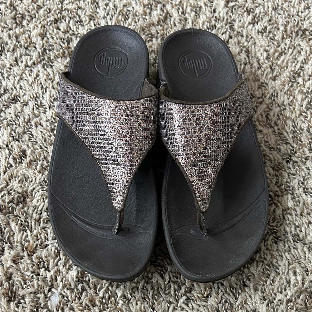 FitFlop Women's Shimmering Sandals Sz 6